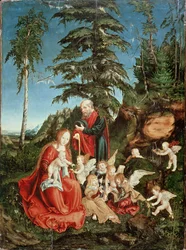 Repos pendant la fuite en Égypte, 1504
